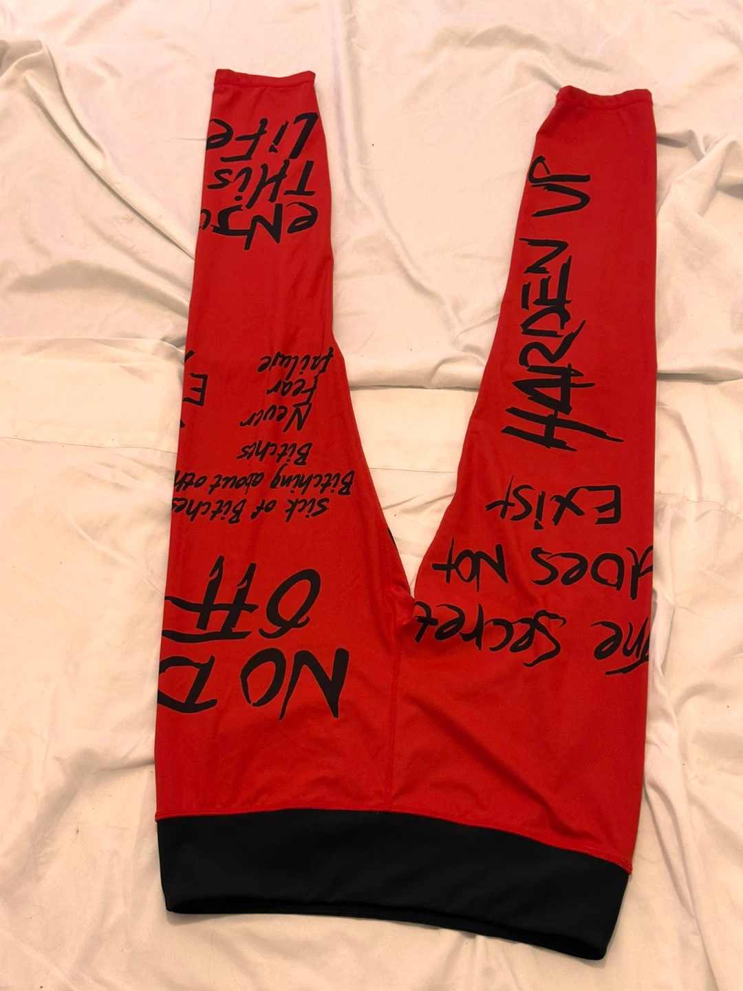 E-Red G/L Women's Red Graphic Leggings - photo 2
