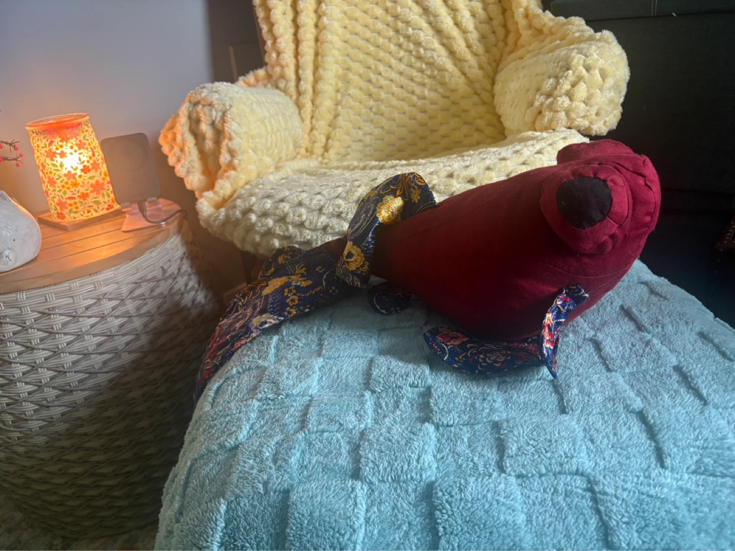 Stuffed Fish(es) Toy or Decor - Red and Green - photo 4