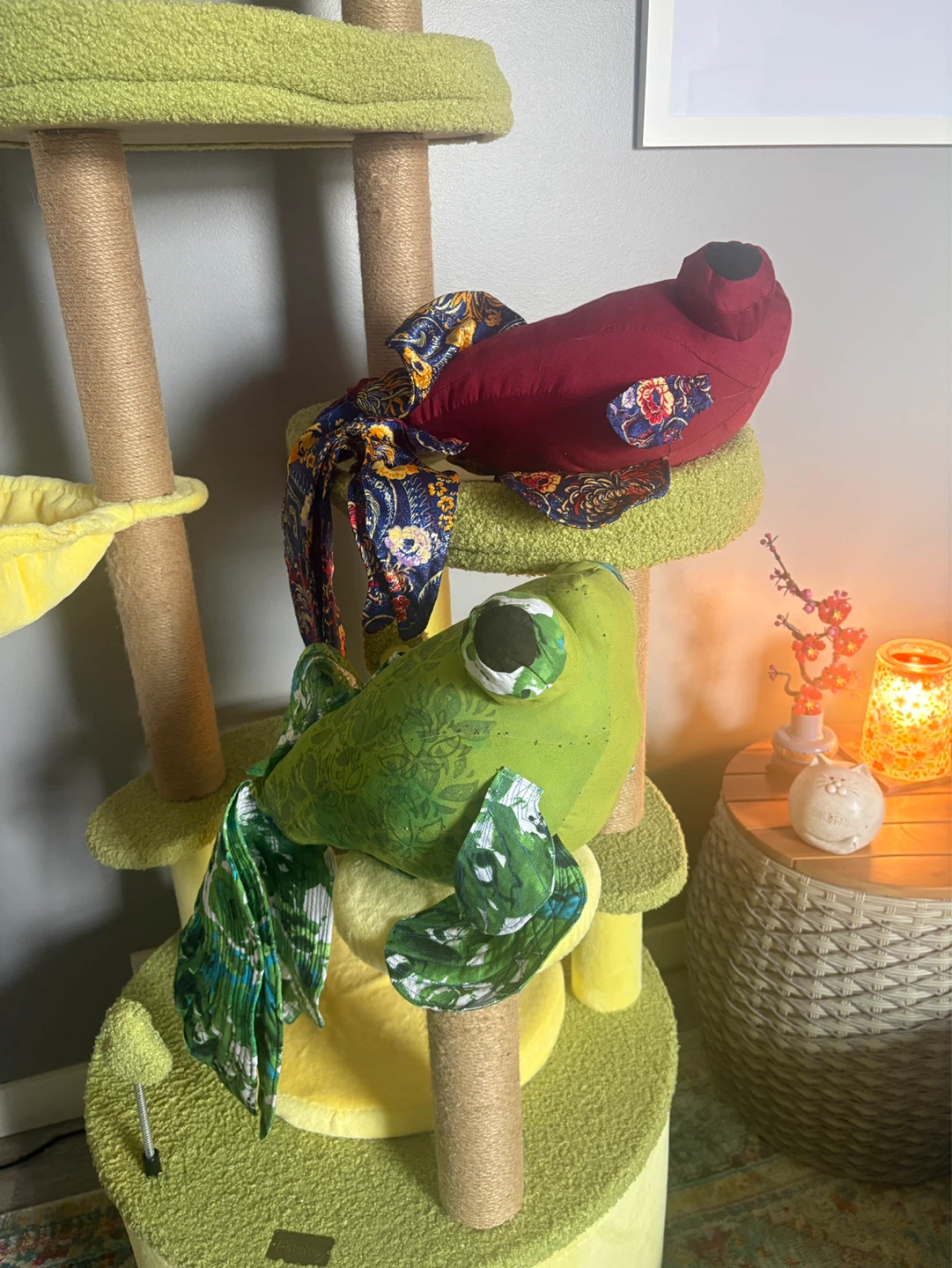 Stuffed Fish(es) Toy or Decor - Red and Green - photo 3