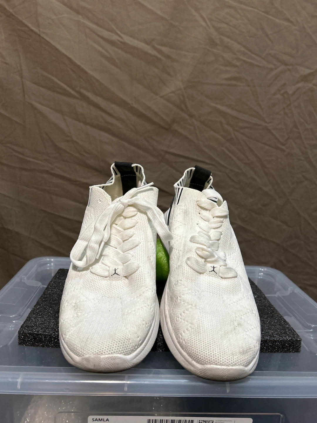 W Danskin White Knit Sneakers - 7.5 - photo 2
