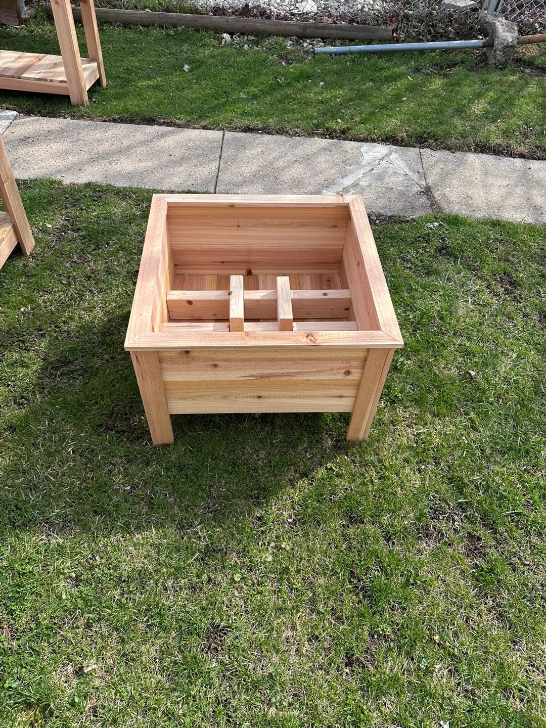 Modern Cedar Planter Box – Handmade – Ready Today - photo 4