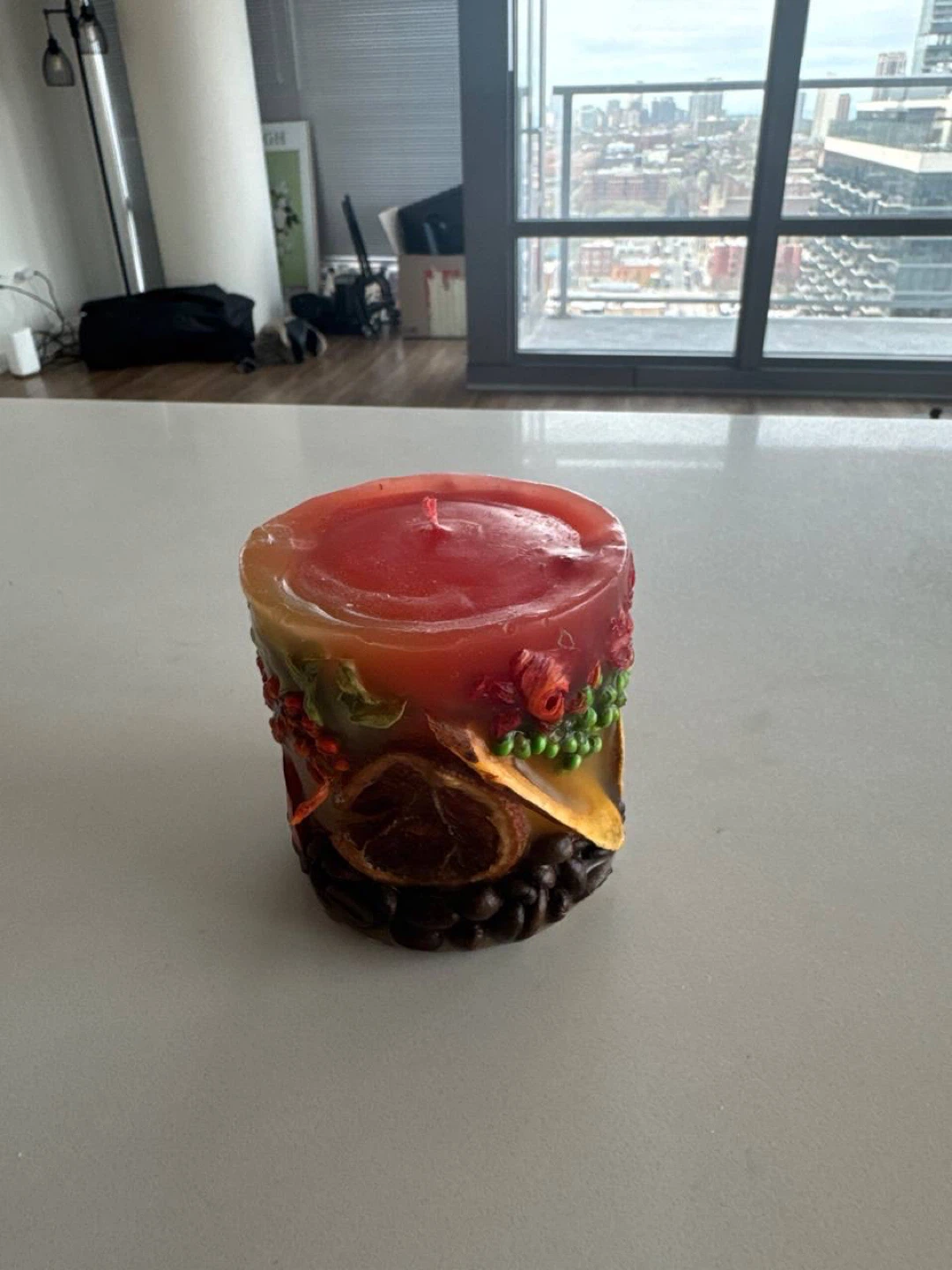 Decorative Scented Candle with Fruits - photo 3
