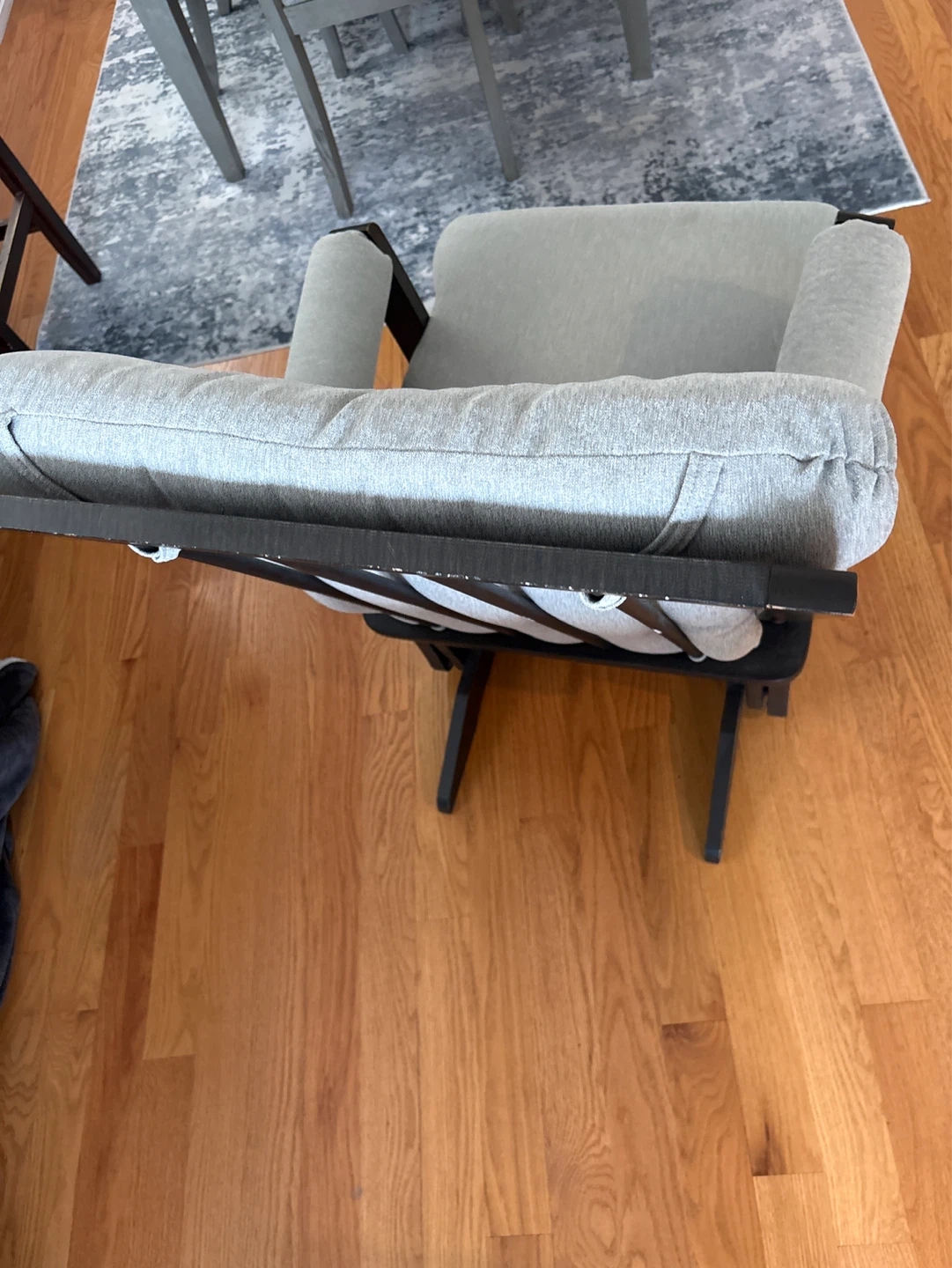 Gray Glider Chair - photo 3