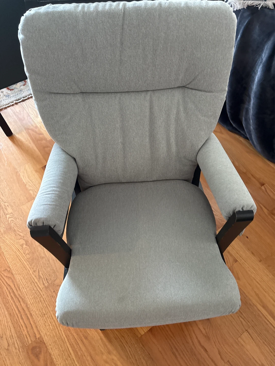Gray Glider Chair - photo 2