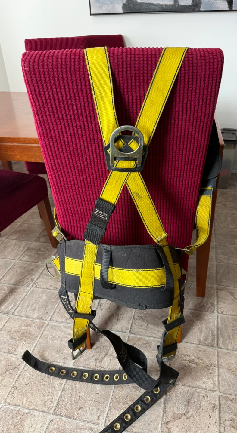MSA Fall Protection Harness and Gear Set