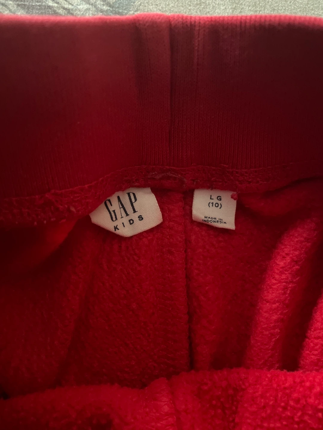 GAP Kids Red Jogger Sweatpants Size LG (10) - photo 4