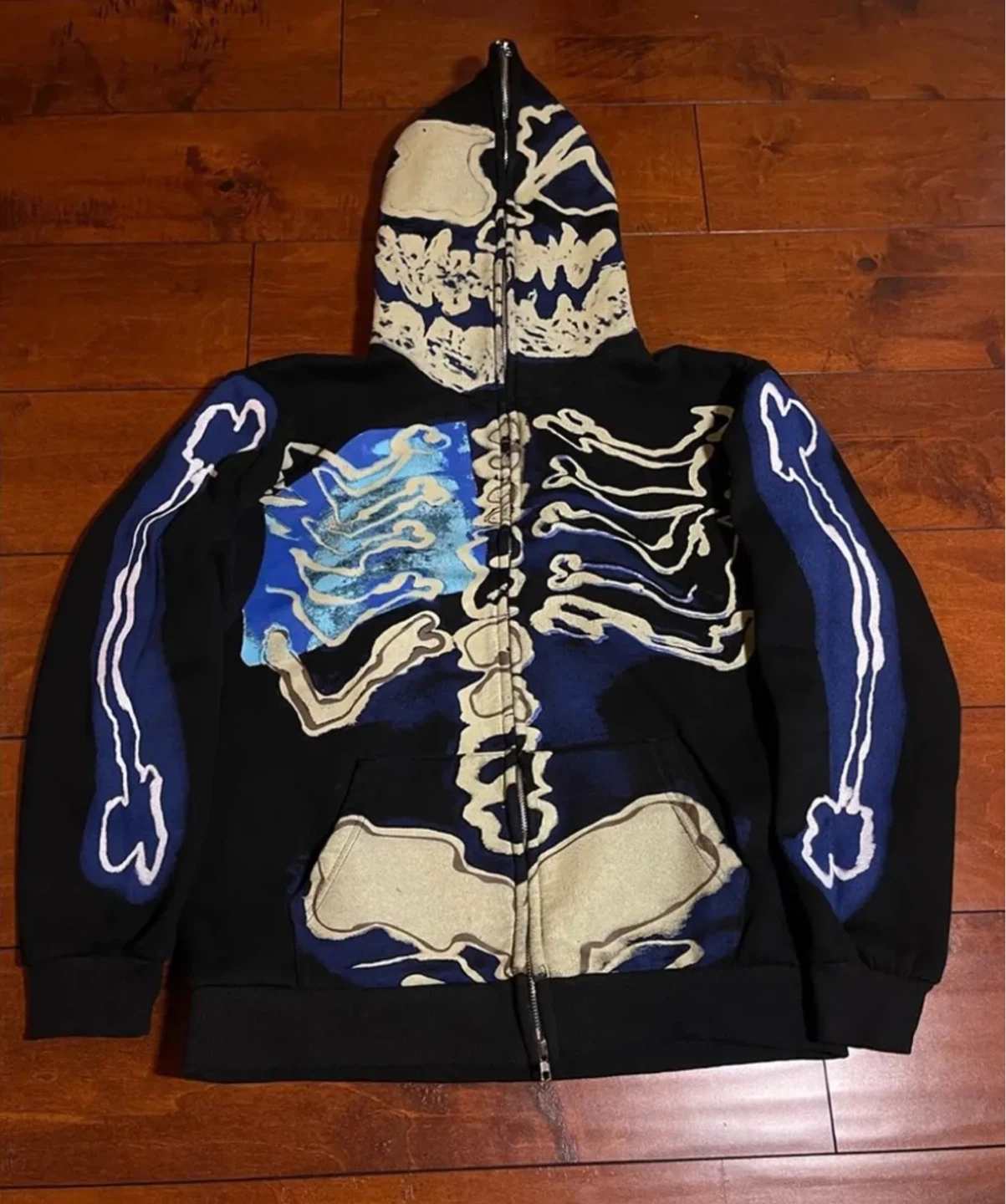 FOUR CACTUS Travis Scott Style Zip-Up Hoodie - photo 2