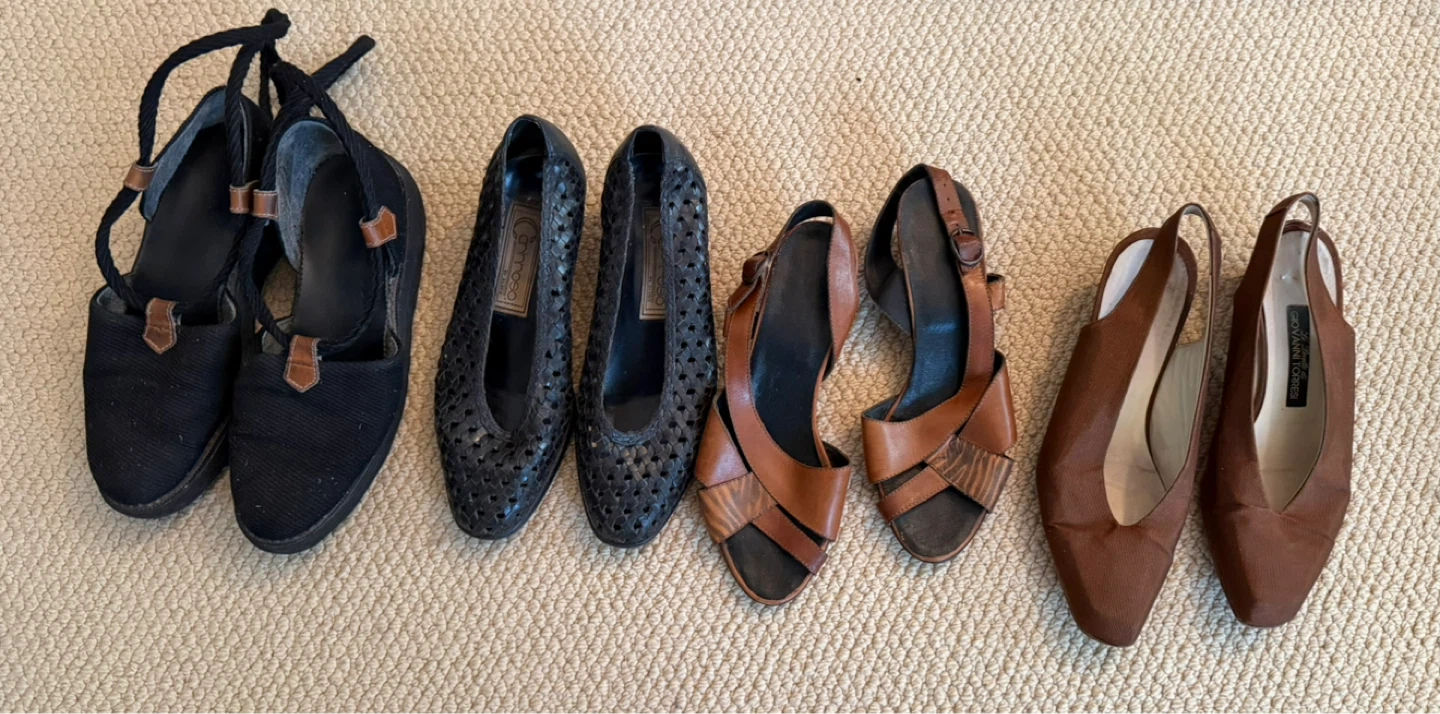 Various summer shoes - Size 35 or 35 1/2