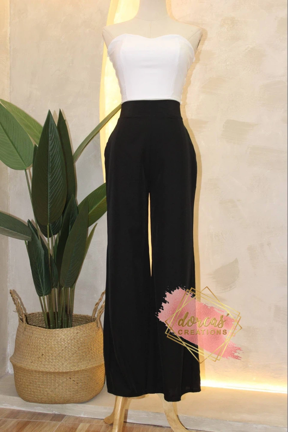 Buy 1 take 1 Dorcas Creations Black Wide Leg Pants