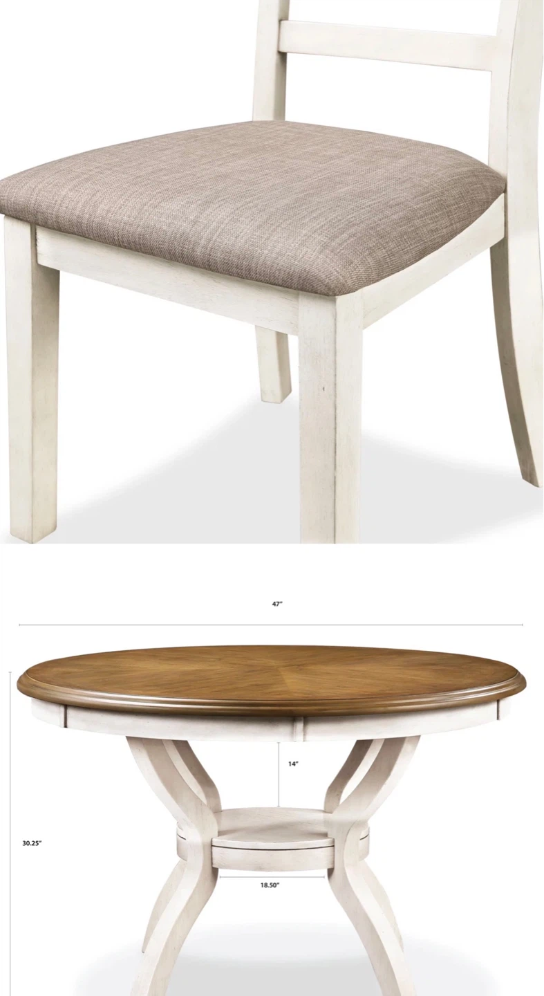 Round Dining Table with 4 Chairs - photo 2