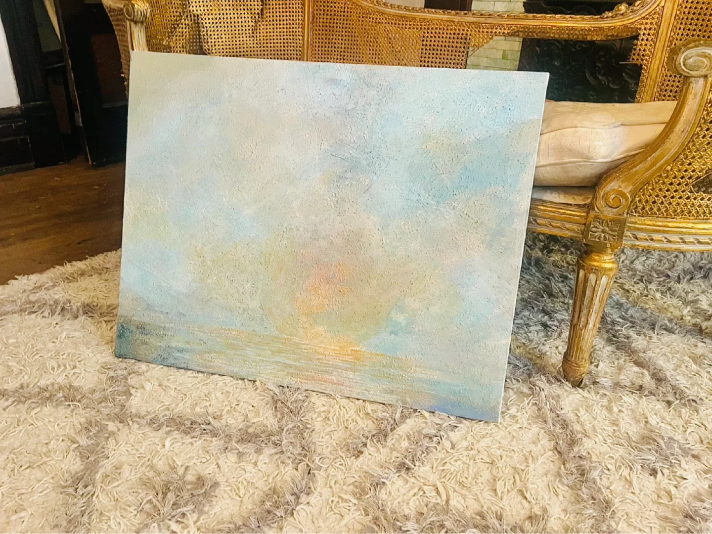 Impressionist Original Landscape Painting 22x28”