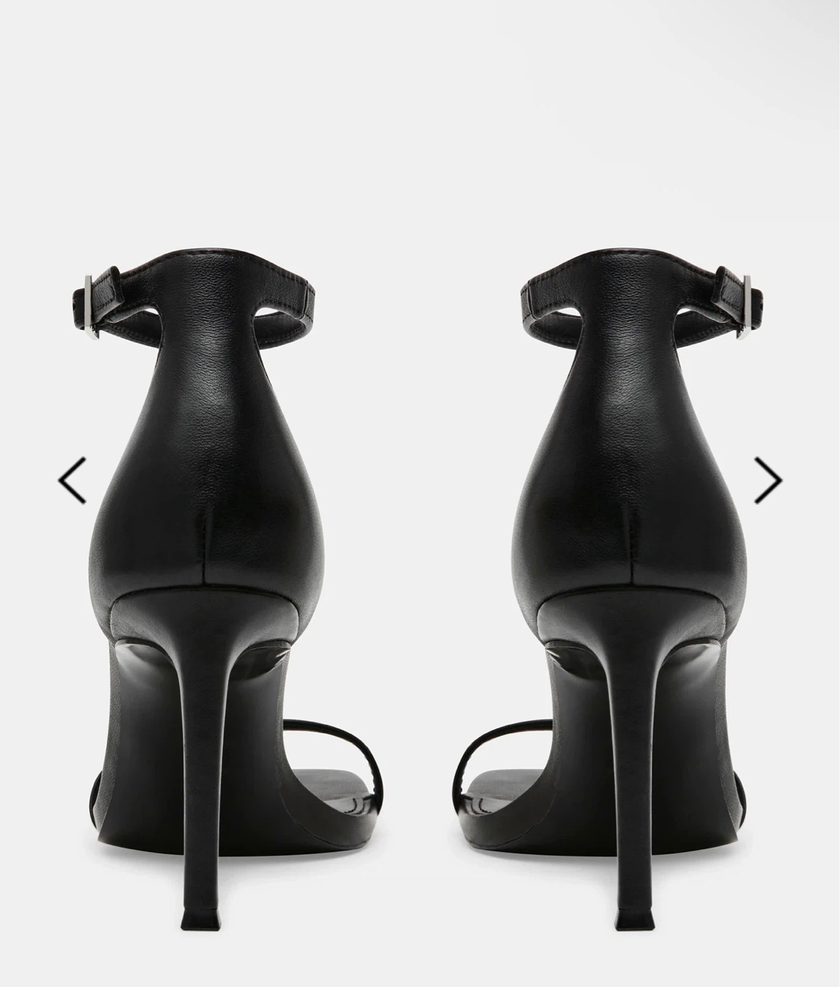 Steve Madden Black Strappy Heels - Size 8 - photo 2