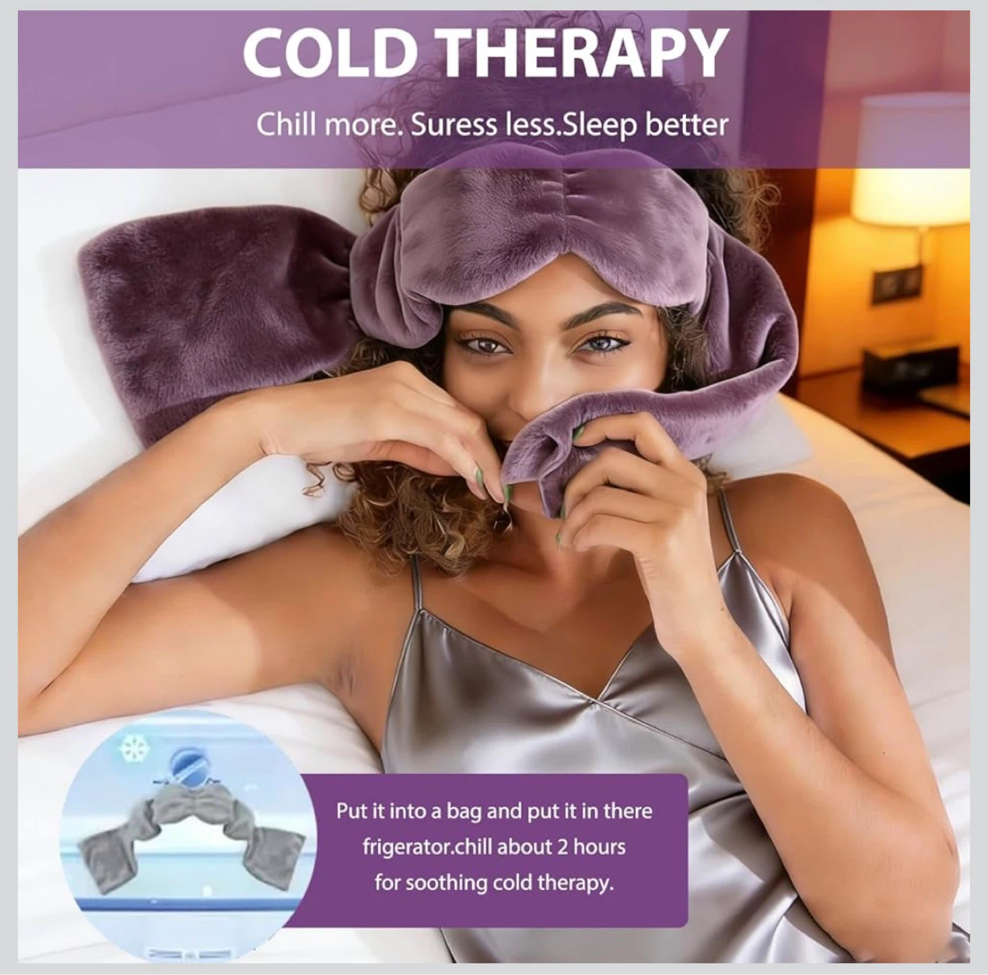 BRAND NEW Gravity Eye Mask – Available colours: Black & Violet - photo 2
