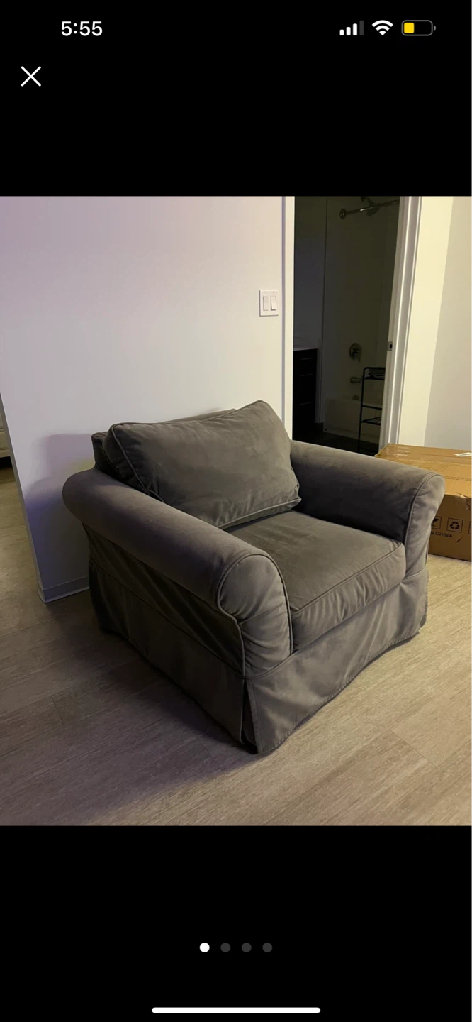 Pottery Barn Comfort Modern Deep Seat Chair