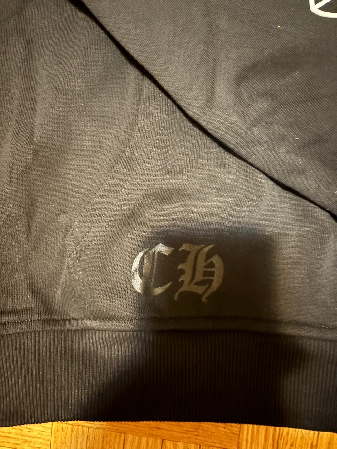 Chrome Hearts Black Zip-Up Hoodie - photo 3