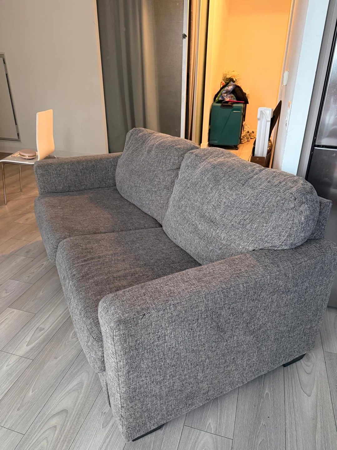 Grey Fabric Sofa - photo 2