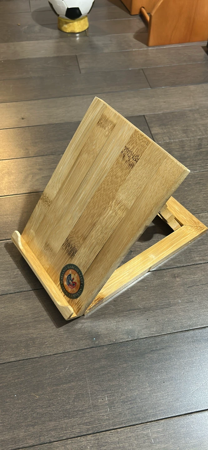 Bamboo Adjustable iPad Stand