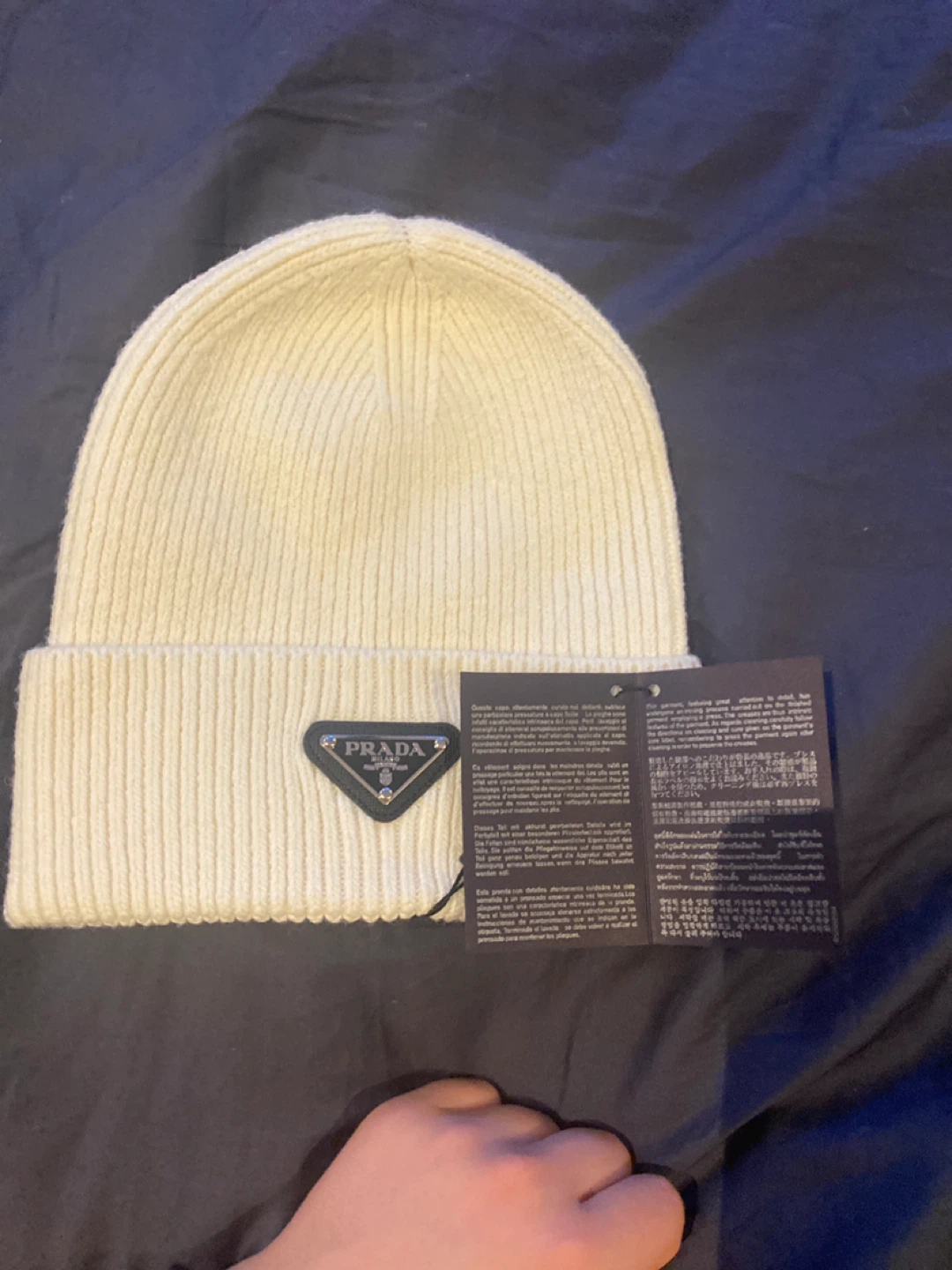 White Prada Hat - photo 2