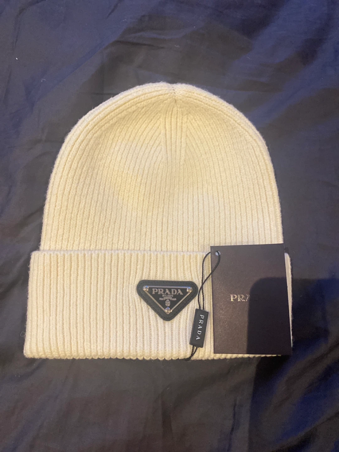 White Prada Hat