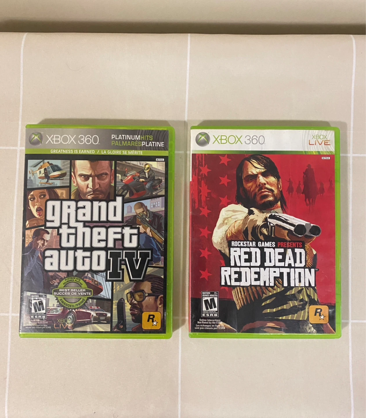 Xbox 360 Games – GTA IV & Red Dead Redemption (Tested, Works)