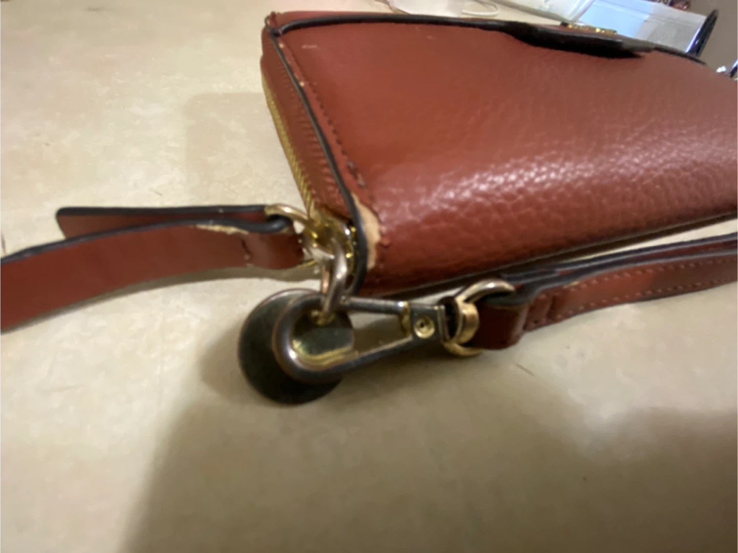 Nine West Brown Faux Leather Zip Around Wallet - photo 3