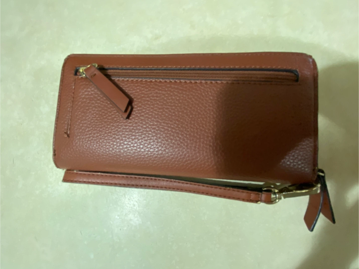 Nine West Brown Faux Leather Zip Around Wallet - photo 2