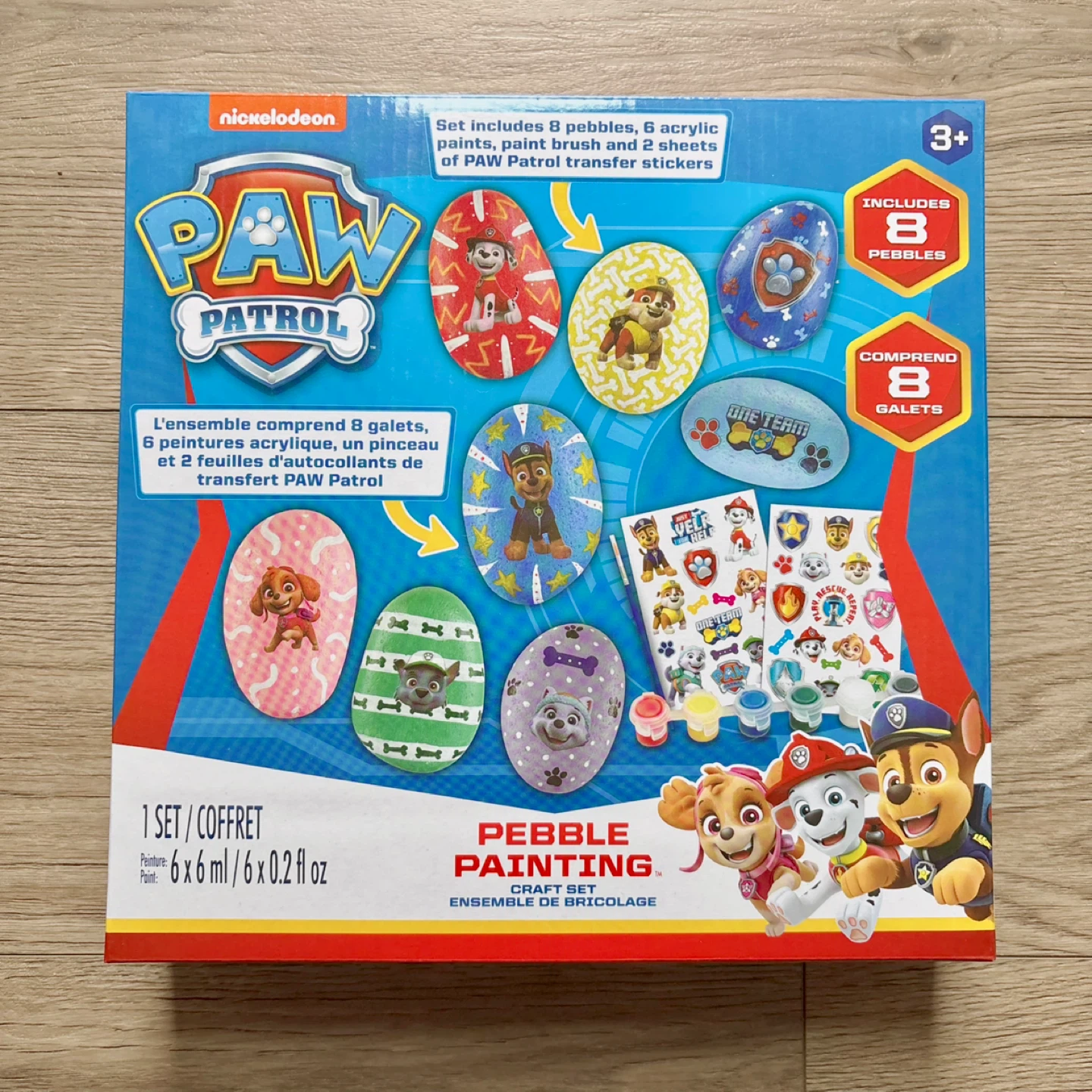 Brand new Paw Patrol Pebble Painting Craft Kit