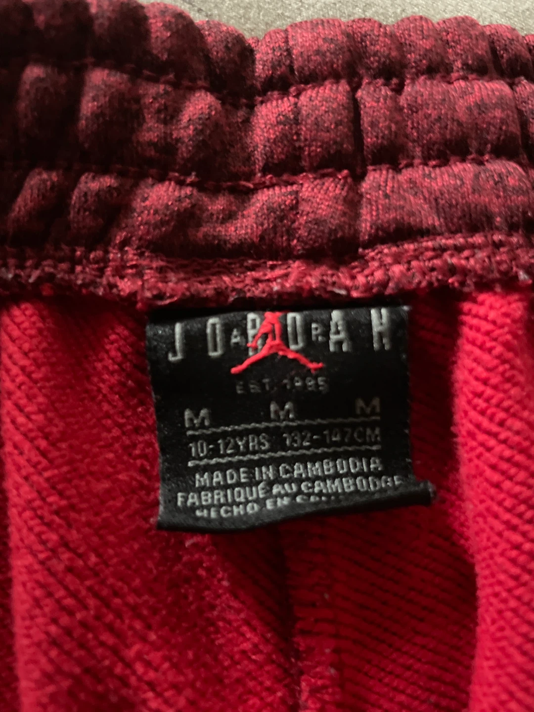 Jordan Joggers - Boys' Medium Red - photo 2