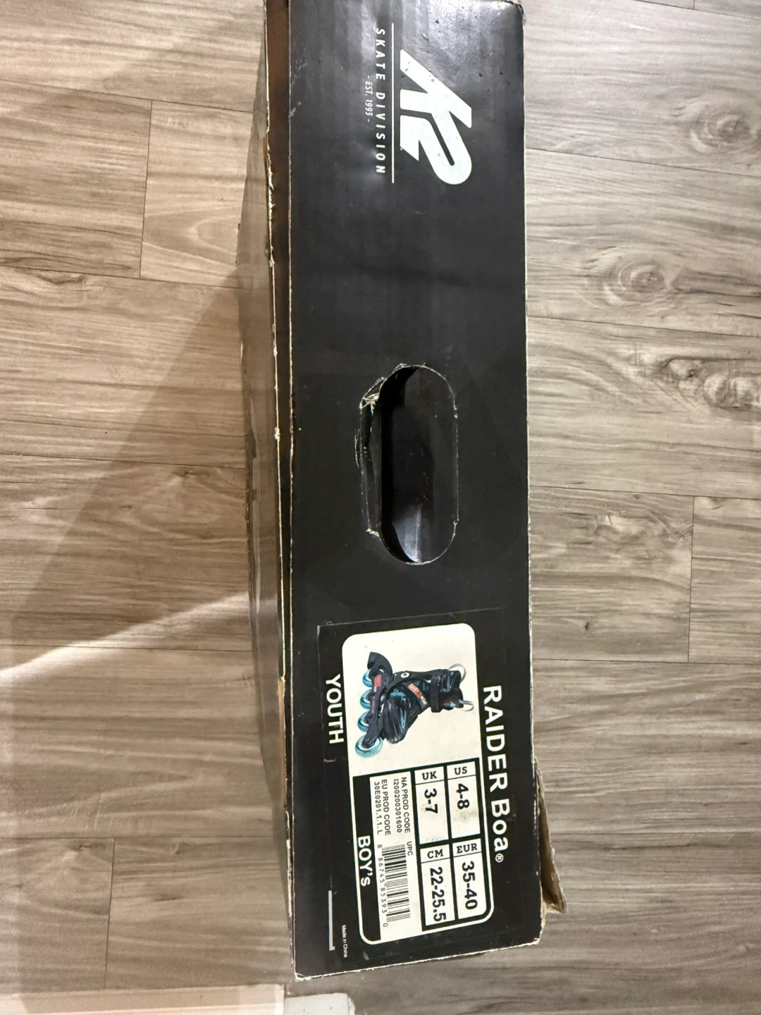 K2 Raider Boa Youth Inline Skates Size 35-40 - photo 4