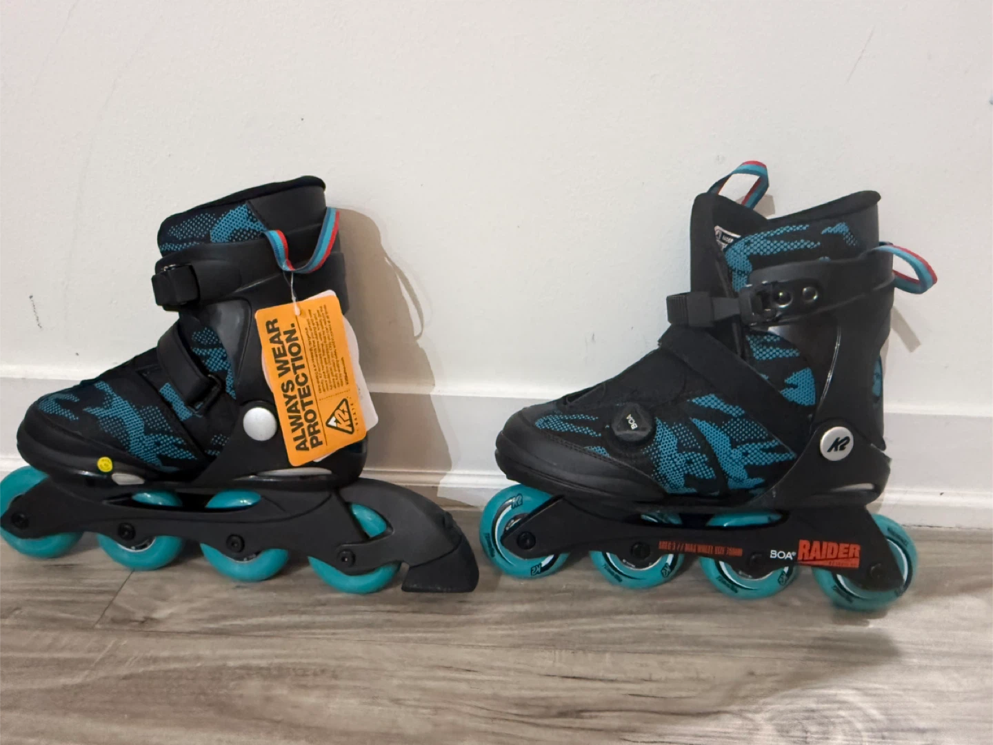 K2 Raider Boa Youth Inline Skates Size 35-40 - photo 3