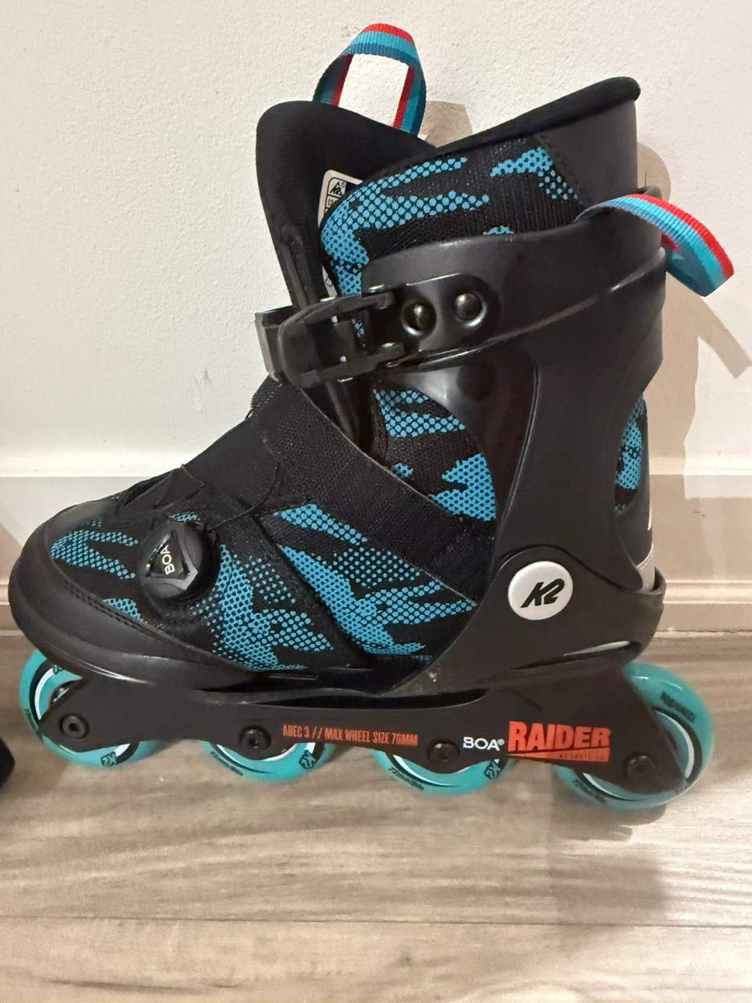 K2 Raider Boa Youth Inline Skates Size 35-40 - photo 2