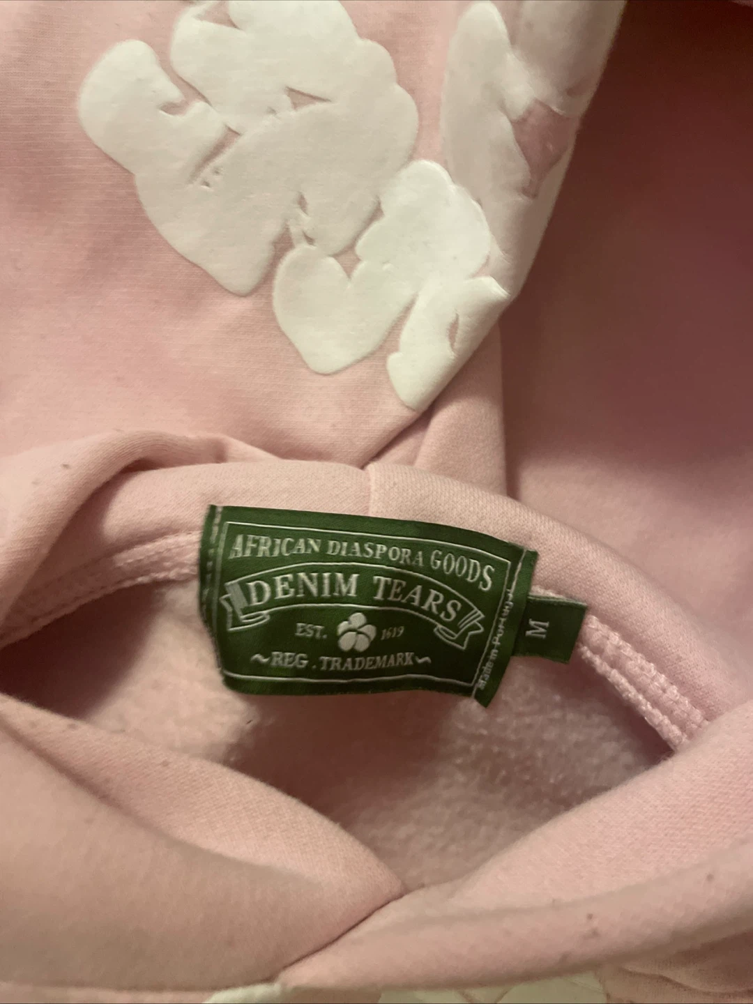 Denim Tears Pink Cloud Hoodie - photo 2