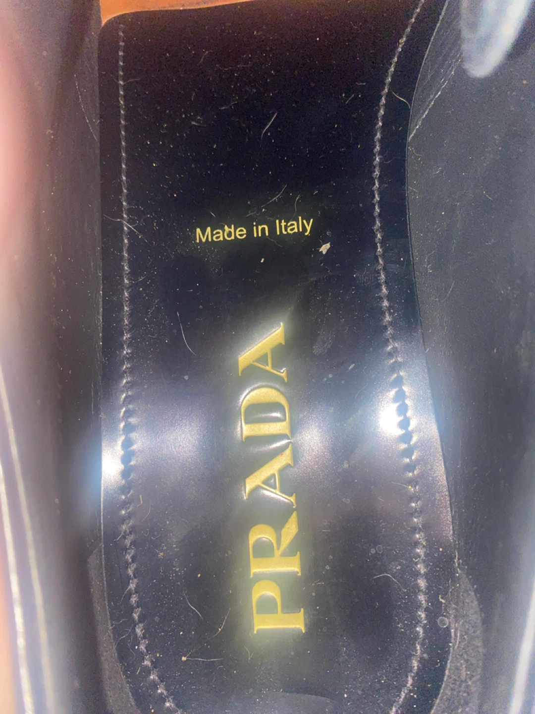 Prada Black Leather Dress Shoes - photo 3