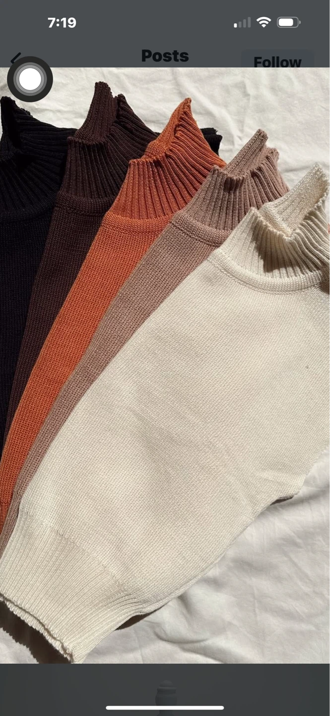 Buy 1 take 1 Women's Knit Mock Neck Cropped Sweater - photo 2