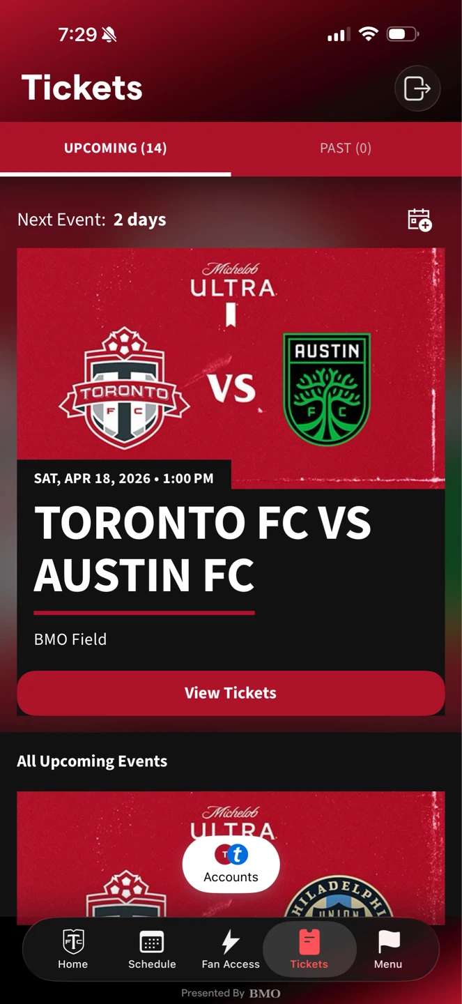 Toronto FC vs Austin FC Soccer Game Tickets