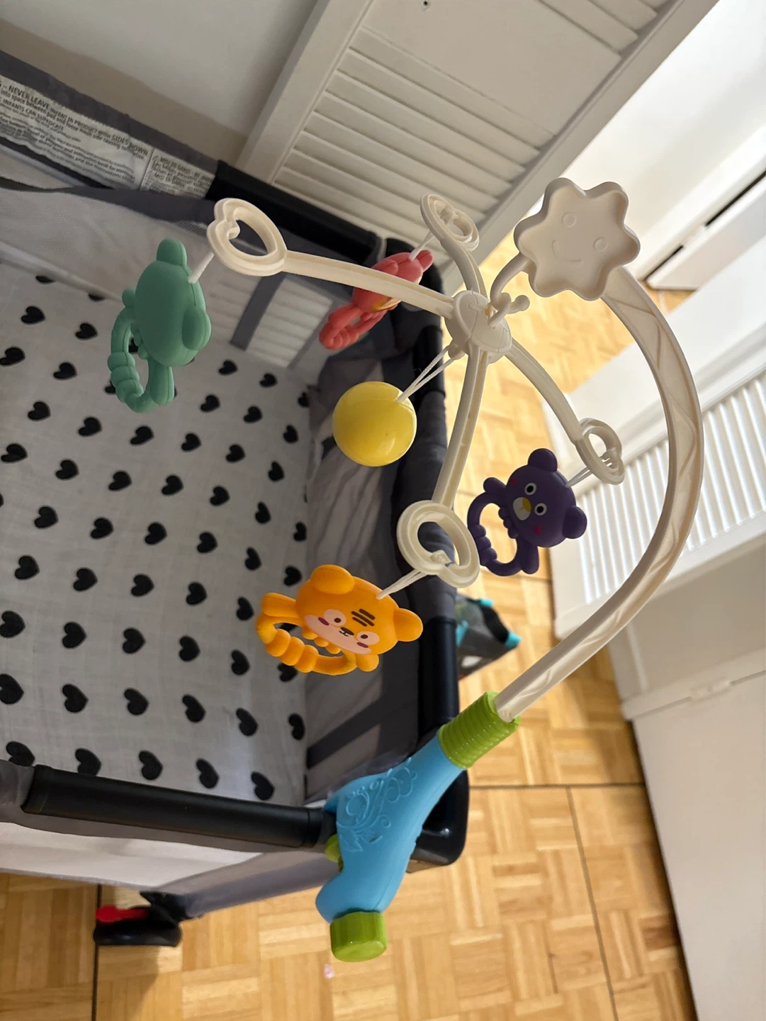 Baby Crib Mobile Toy Set with Animals