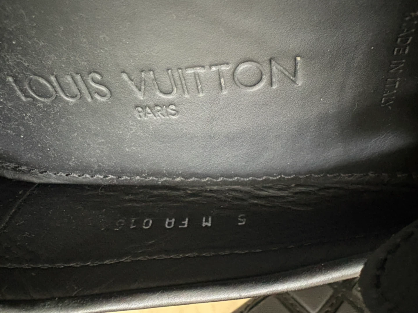 Louis Vuitton Black Leather Driving Loafers - photo 5