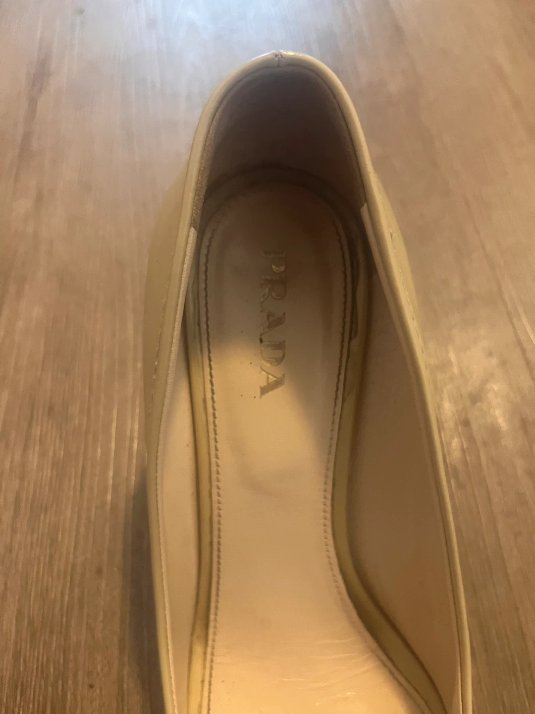 Authentic PRADA Peep-Toe Wedge Espadrille Heels - photo 3