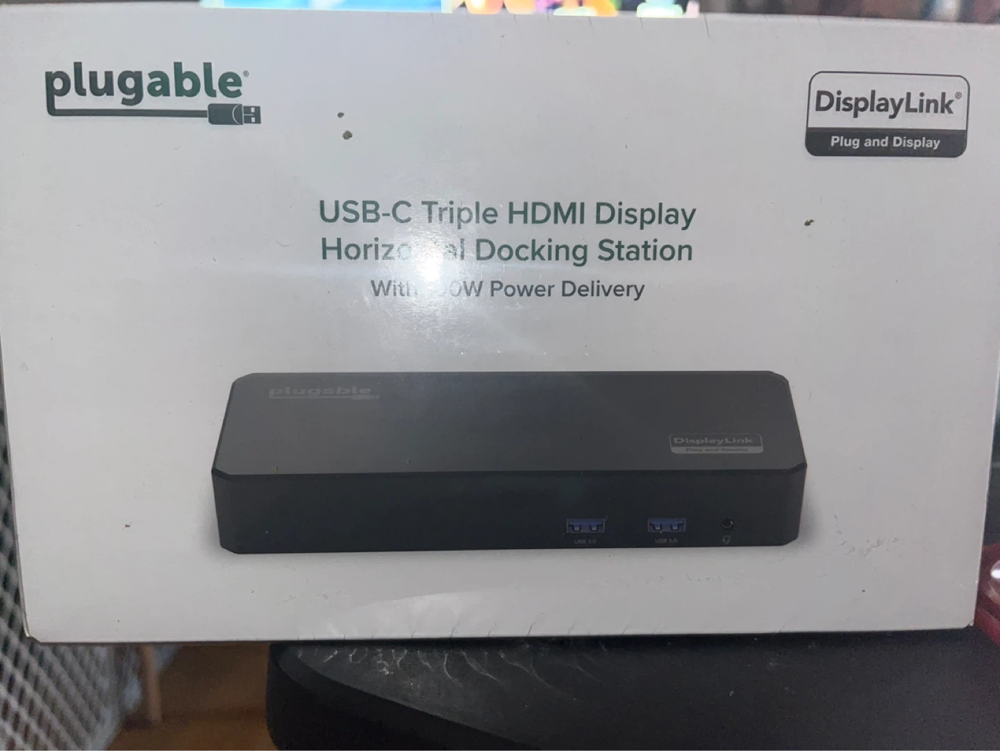 Plugable USB C Triple Display Docking Station 100W PD