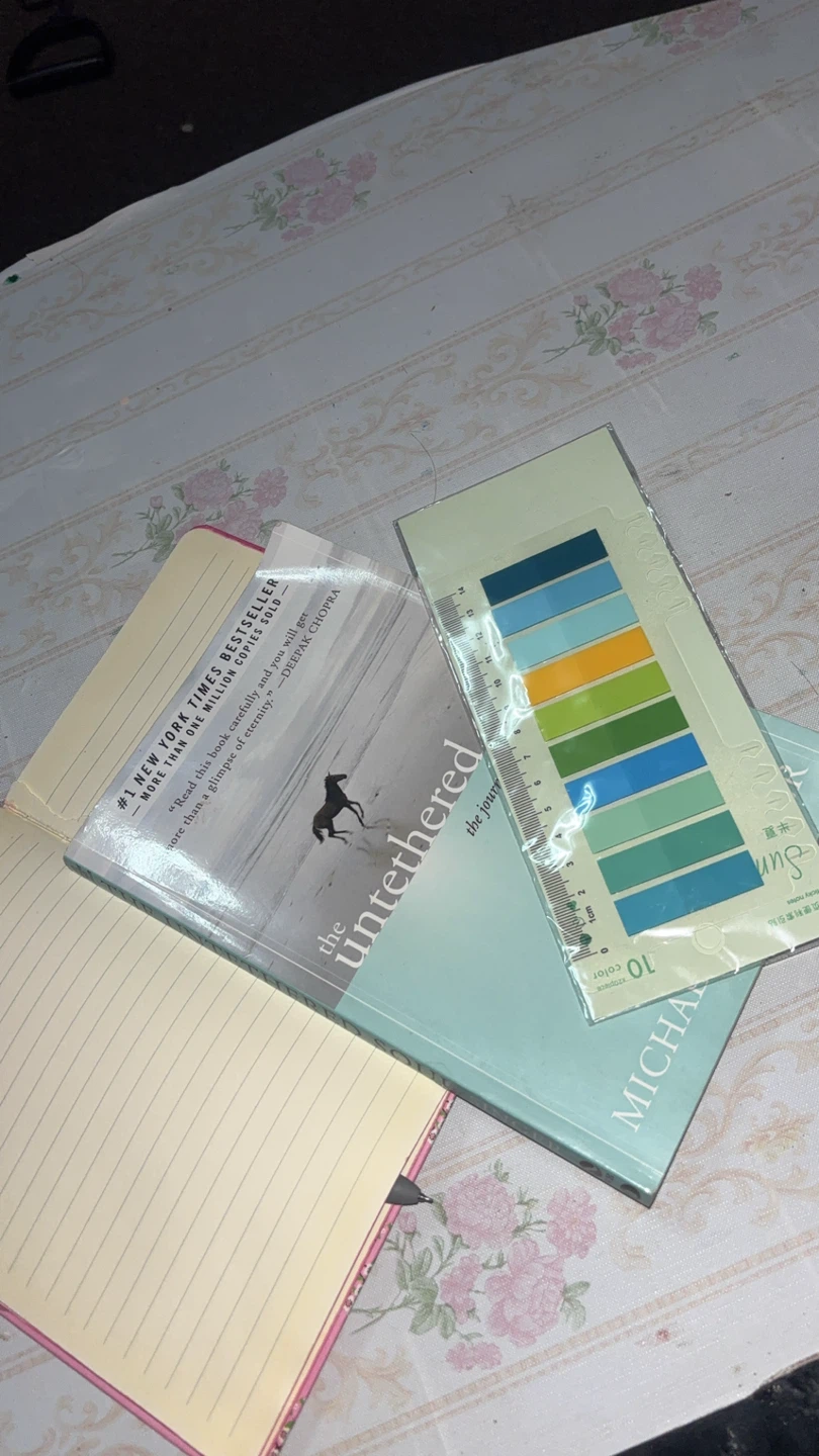 The Untethered Journal and 10 Color Sticky Notes