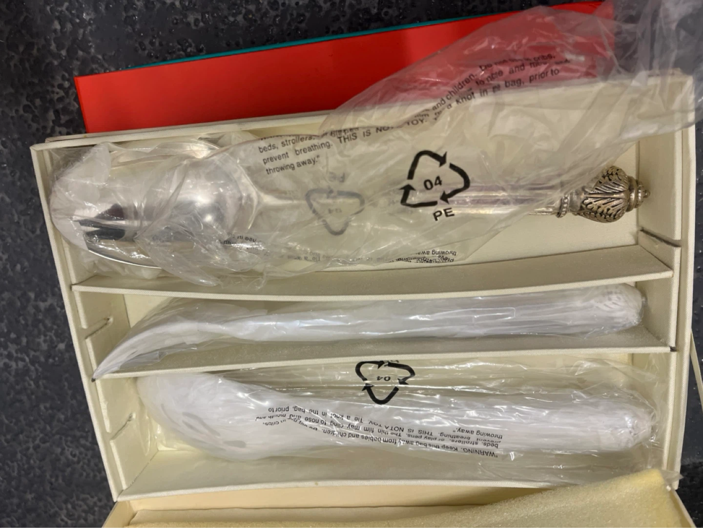 Neiman Marcus Silver Serving Utensil Set with Box - photo 4