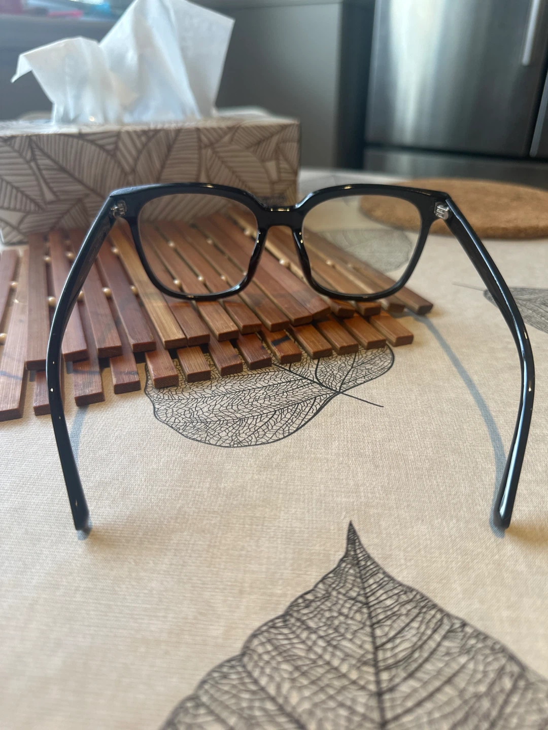 Black Blue Light Rectangular Eyeglasses - photo 3