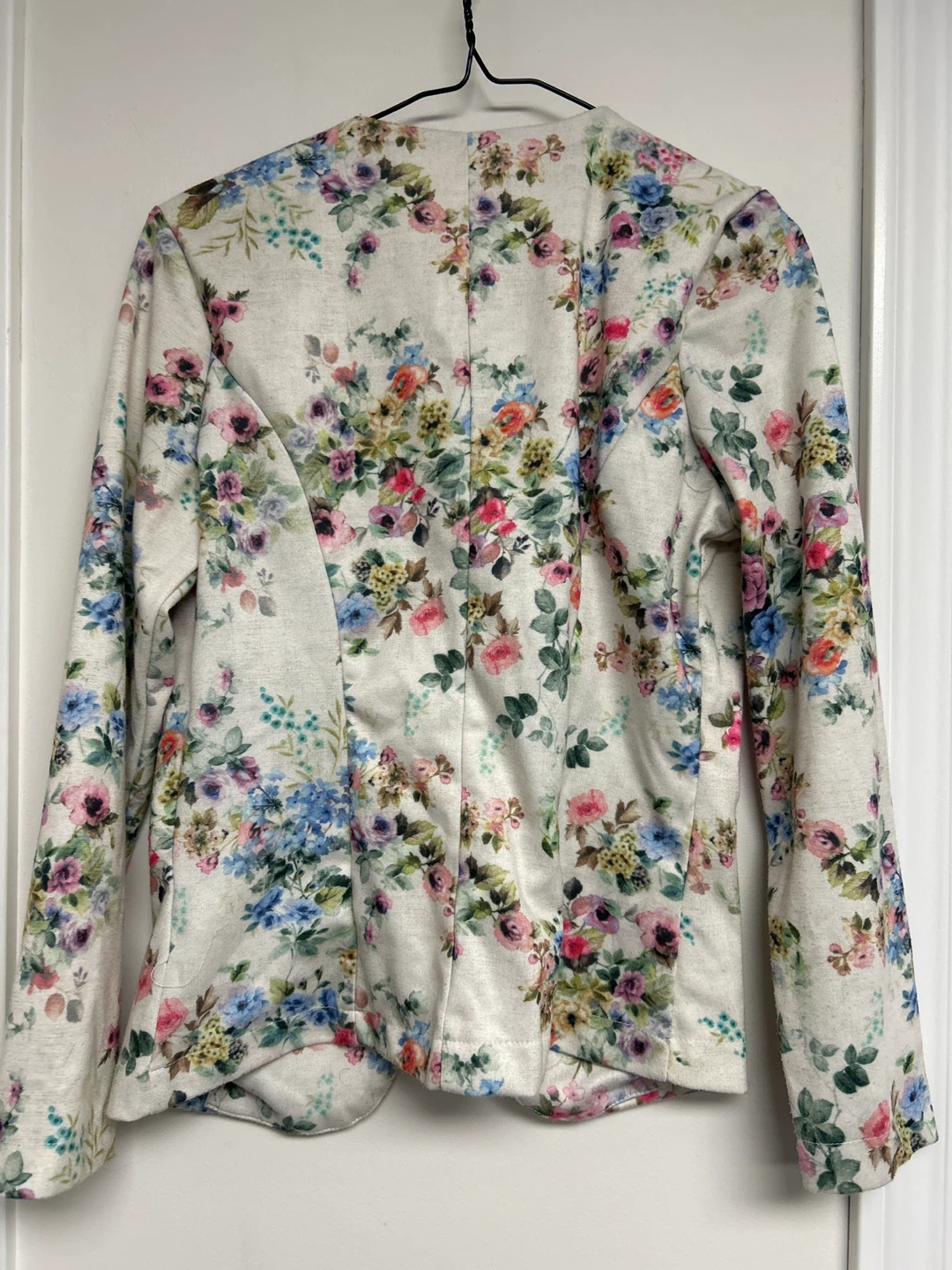 M-60 Fashion Floral Blazer with Lace Back - photo 3