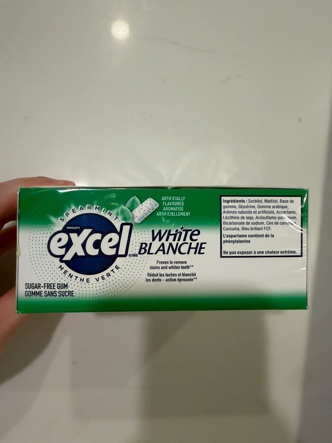 Excel Spearmint White Sugar-Free Gum - photo 2
