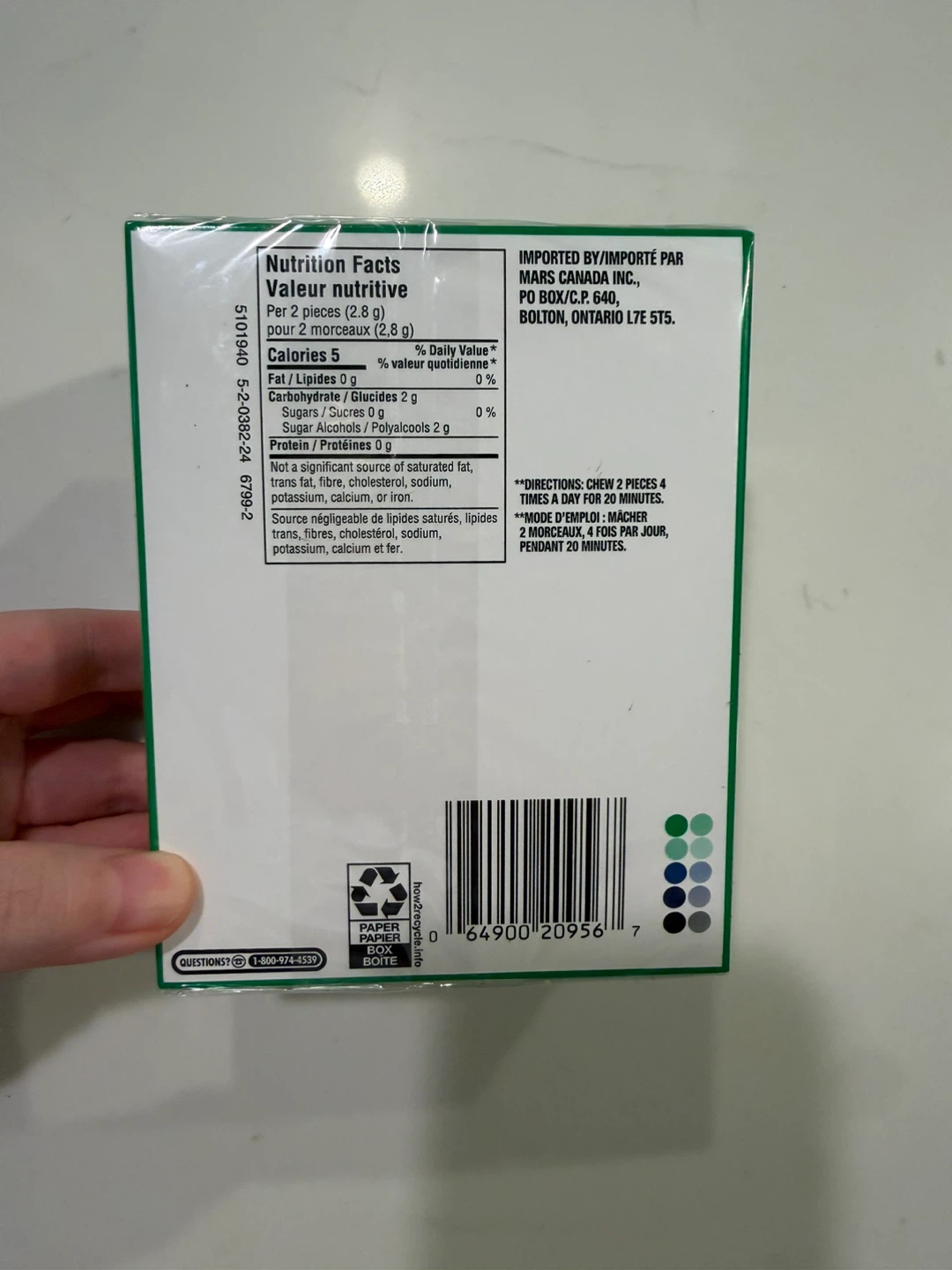 Excel Spearmint White Sugar-Free Gum - photo 3