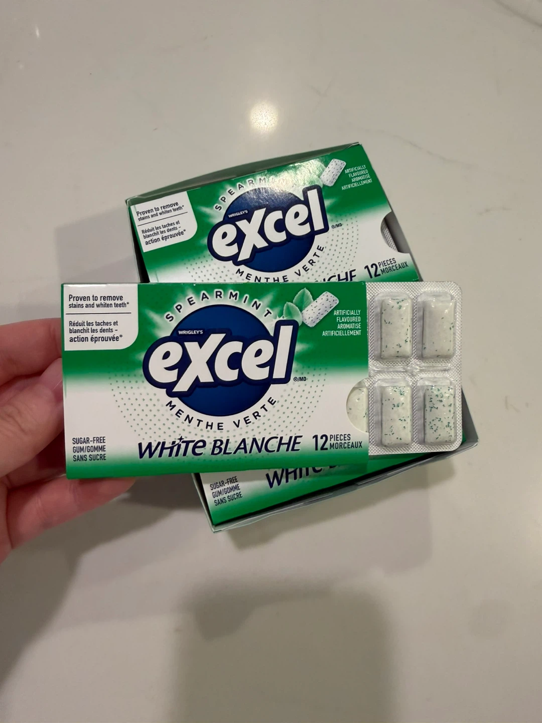 Excel Spearmint White Sugar-Free Gum