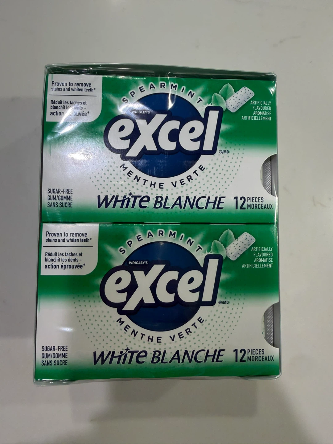Excel Spearmint White Sugar-Free Gum - photo 4