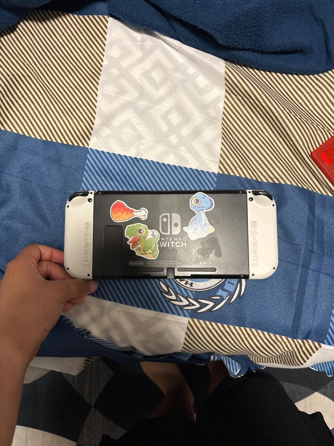 Nintendo Switch Console with Custom Joy-Cons and Games - photo 2