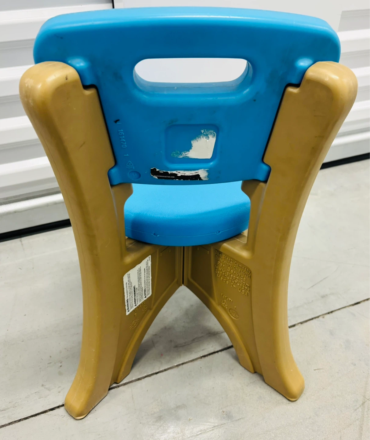 Step2 Kids Blue and Tan Plastic Chair - photo 4