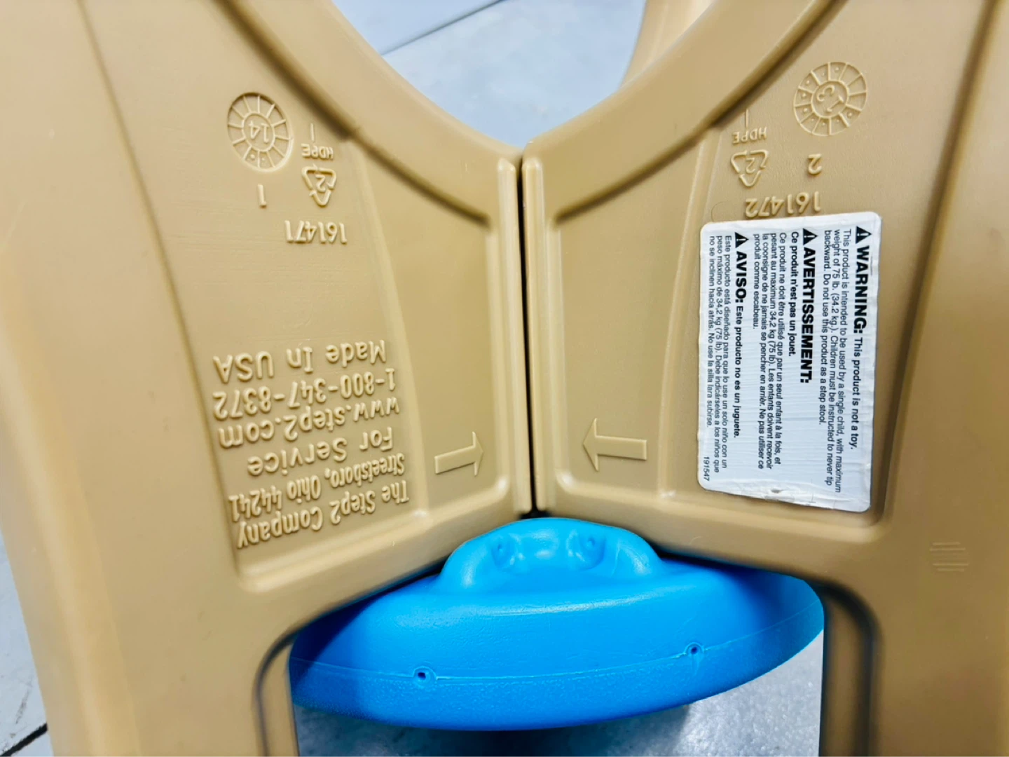 Step2 Kids Blue and Tan Plastic Chair - photo 5